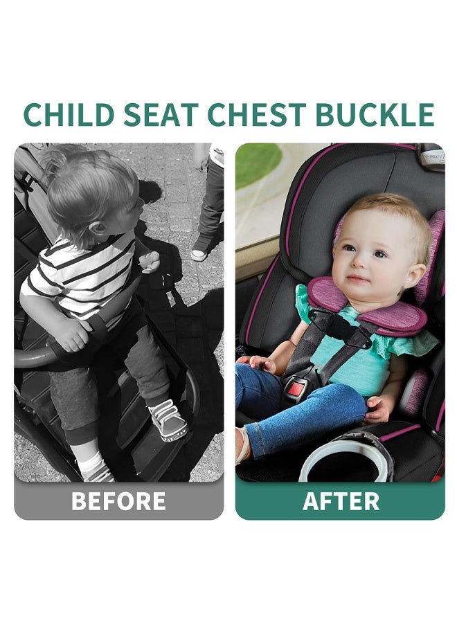 حزام أمان مانع للهروب من مقعد السيارة، مشبك أمان لحزام مقعد الطفل، مشبك حزام أمان عالمي للأطفال يمنع الأطفال من إخراج أذرعهم من مقعد السيارة الآمن للأطفال - Image 4